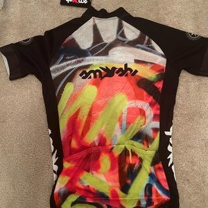 Women’s SmashFest cycling jersey size large.